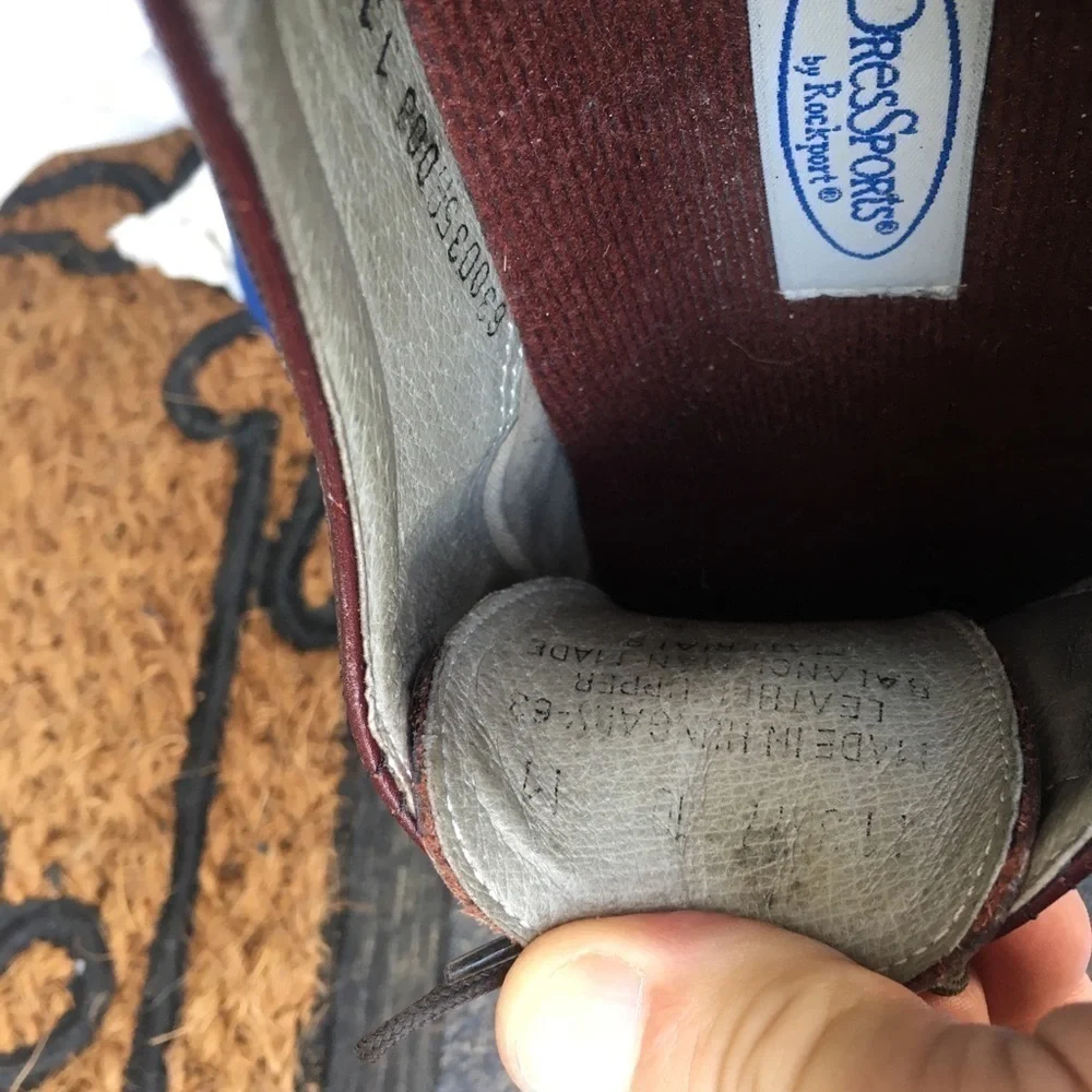 Rockport Dressports Oxford Dress shoes Wine sz 10